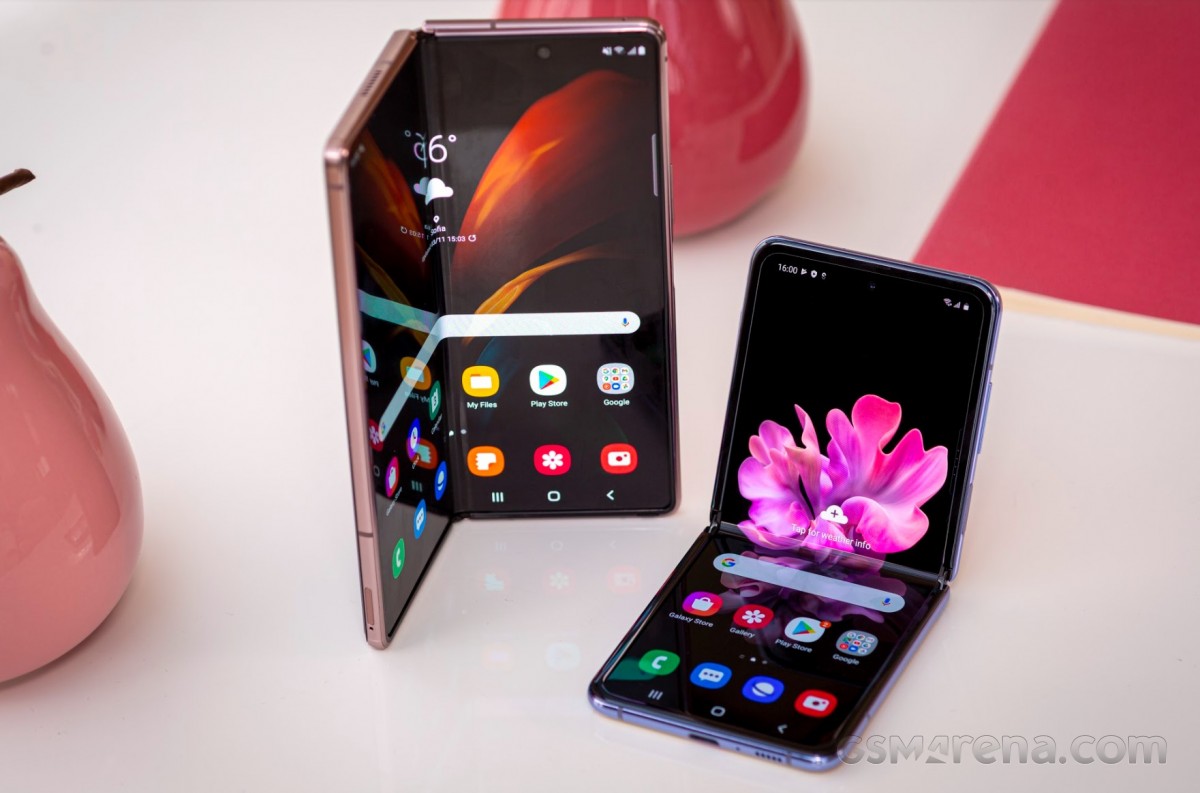 Samsung Galaxy Z Fold2 with Galaxy Z Flip