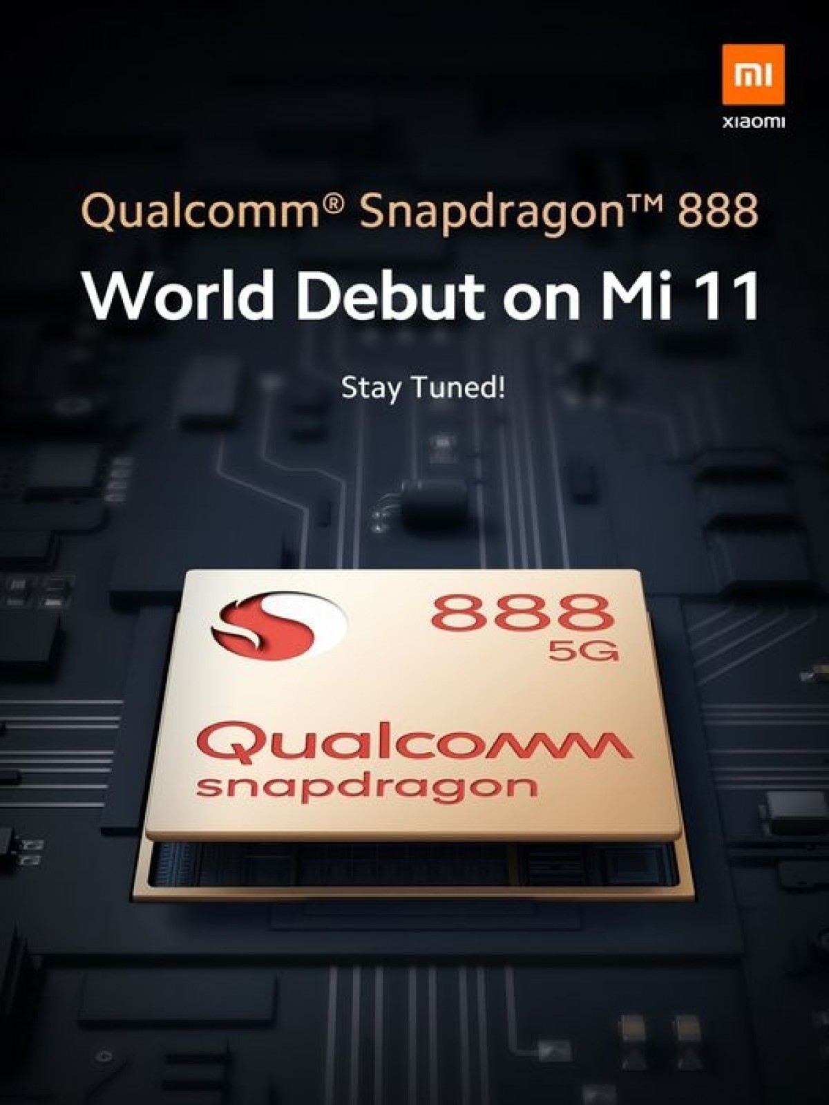 Xiaomi Mi 11 Smartphone with a Snapdragon 888 5G processor