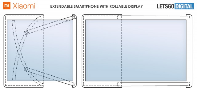 Croquis De Brevet De Smartphone Enroulable Xiaomi