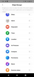 Amazfit Stratos 3 data and settings in Zepp for Android