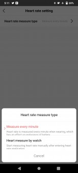 Heart rate monitoring on Amazfit Stratos 3