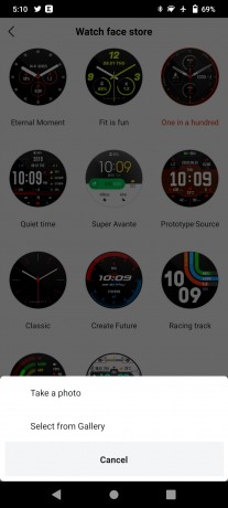 Stratos 3 comes with 11 watch faces and you can create one, too