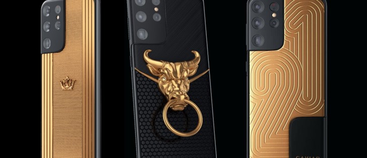 Caviar Celebrates The Year Of The Ox By Putting A Golden Ox Head On A Galaxy S21 Ultra Gsmarena Com News