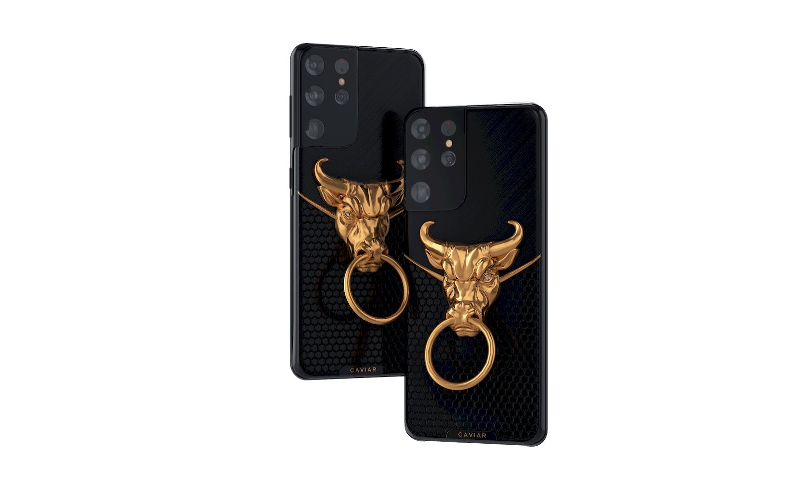 Caviar Celebrates The Year Of The Ox By Putting A Golden Ox Head On A Galaxy S21 Ultra Gsmarena Com News