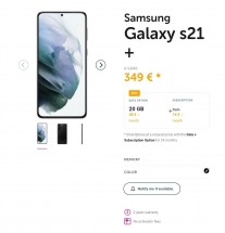 The Galaxy S21 trio's pricing