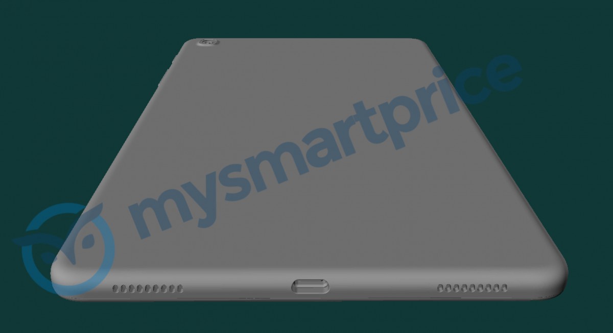 Samsung Galaxy Tab A 8.4 (2021) surfaces in rough CAD-based renders