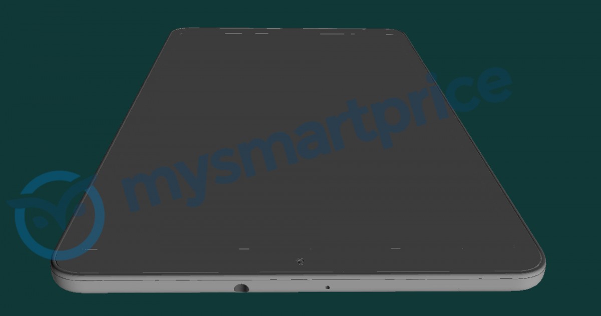 Samsung Galaxy Tab A 8.4 (2021) surfaces in rough CAD-based renders