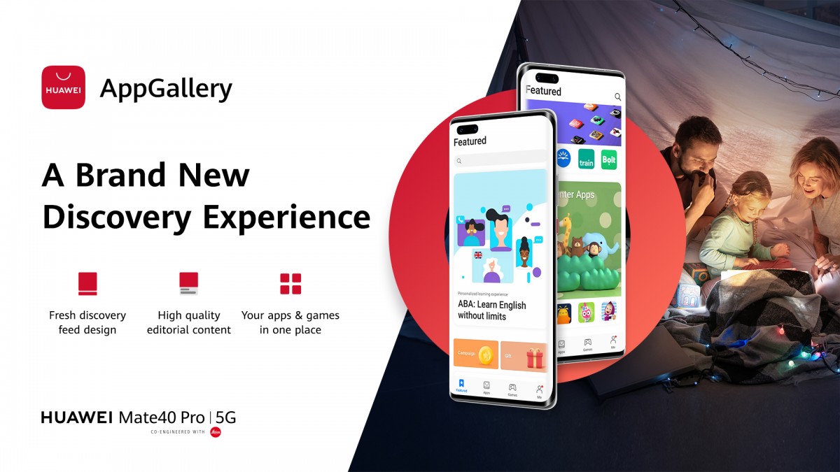 Huawei’s App Gallery gets redesigned with improved navigation and updated ‘Featured’ tab