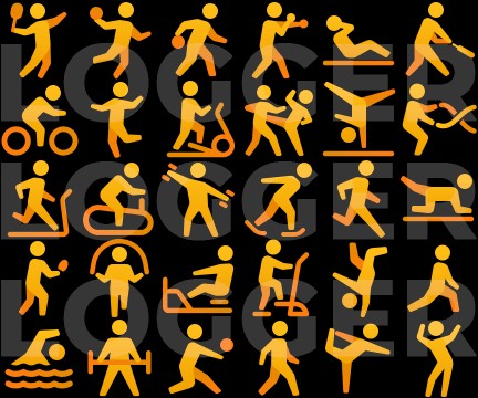 Icons for exercise modes