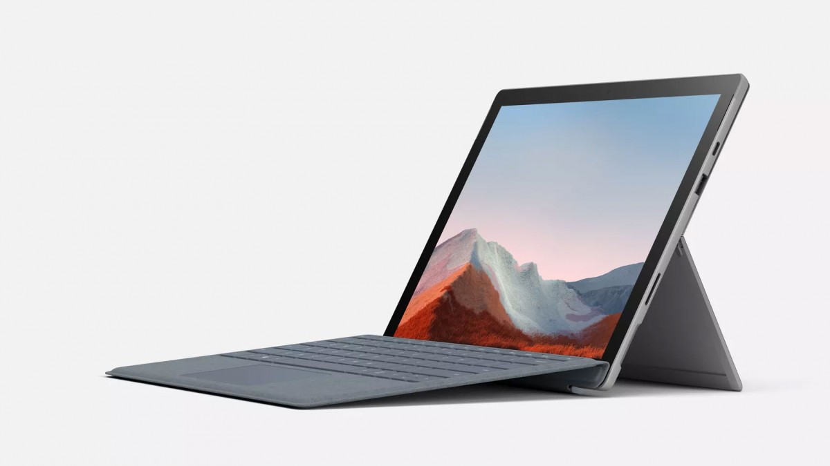 surface pro 7 plus screen size