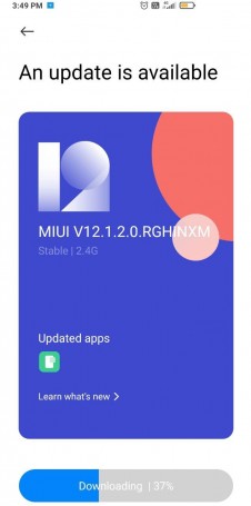 Android 11 update for Poco X2