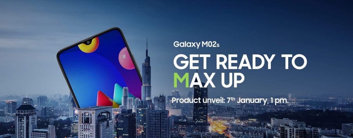 Samsung Galaxy M02s coming on January 7 for under INR 10,000