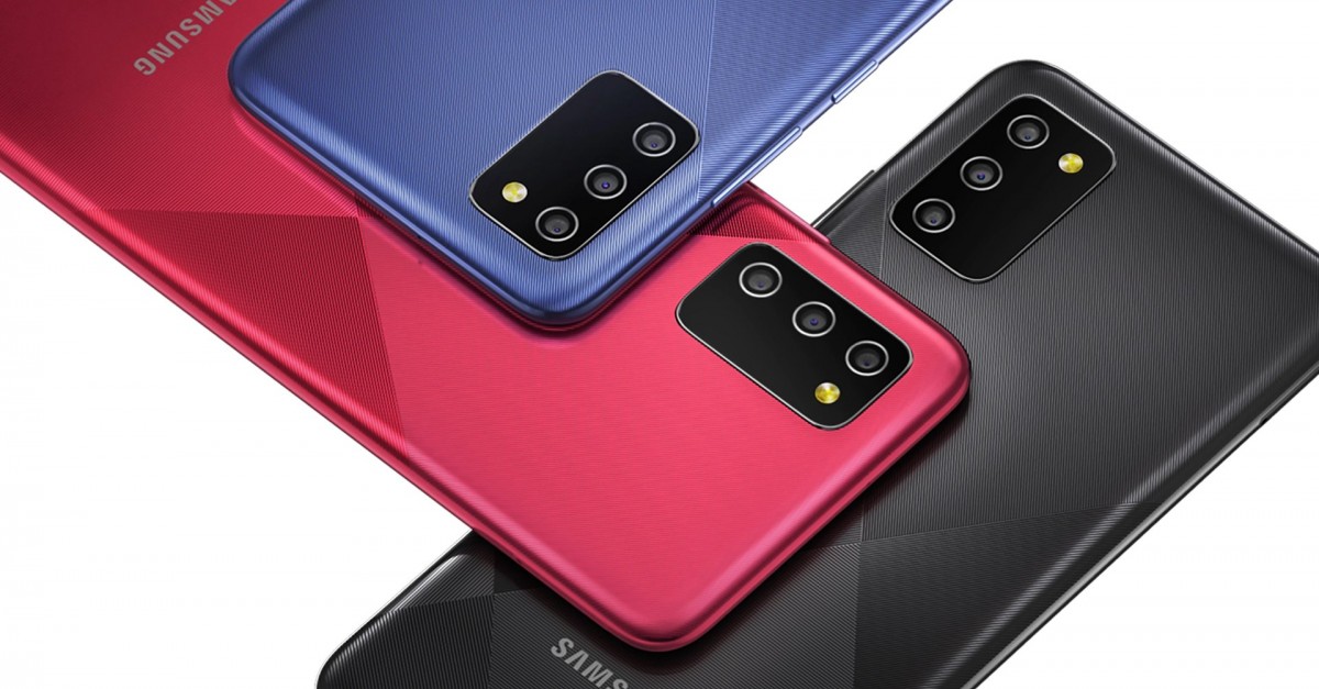 Samsung Galaxy M02s is official with big battery and aggressive price -  GSMArena.com news