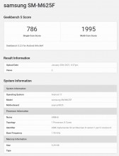 Samsung Galaxy M62: Geekbench 5 result