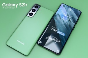 What the Samsung Galaxy S21+ in Phantom Green might look like (unofficial renders)