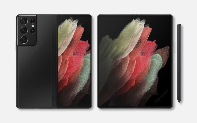 Samsung Galaxy Z Fold3 render