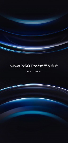 vivo X60 Pro + chegará em 21 de janeiro