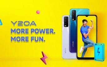 vivo Y20A is now available for purchase