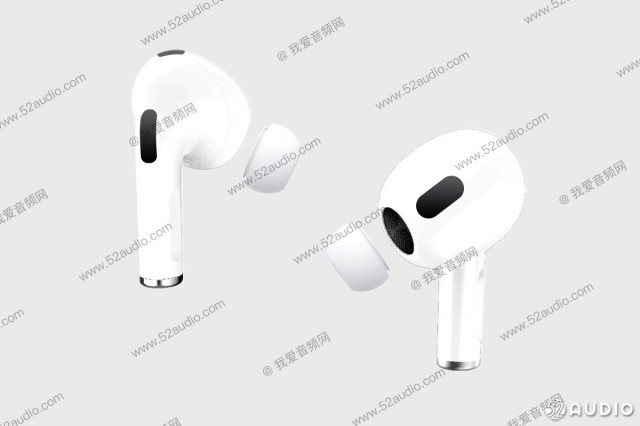 AirPods 3 render (Source: 52audio)