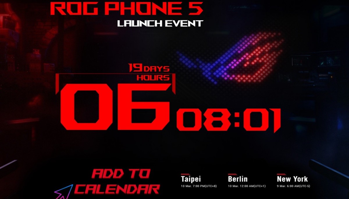 Asus ROG Phone 5 is coming on March 10