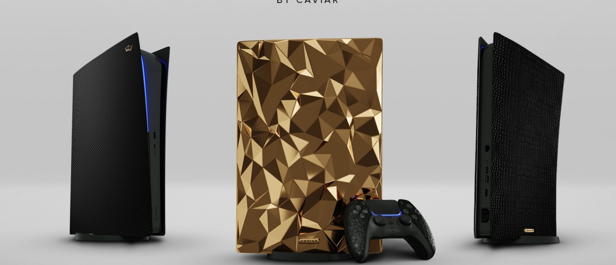 Caviar custom PlayStation 5 will cost $500,000, will be covered with 4.5 kg of gold - GSMArena.com news