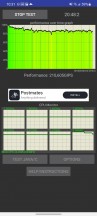 Teste de aceleração da CPU no Snapdragon 888 Galaxy S21 Ultra - Exynos vs. Snapdragon S21 Ultra - análise de desempenho sustentada