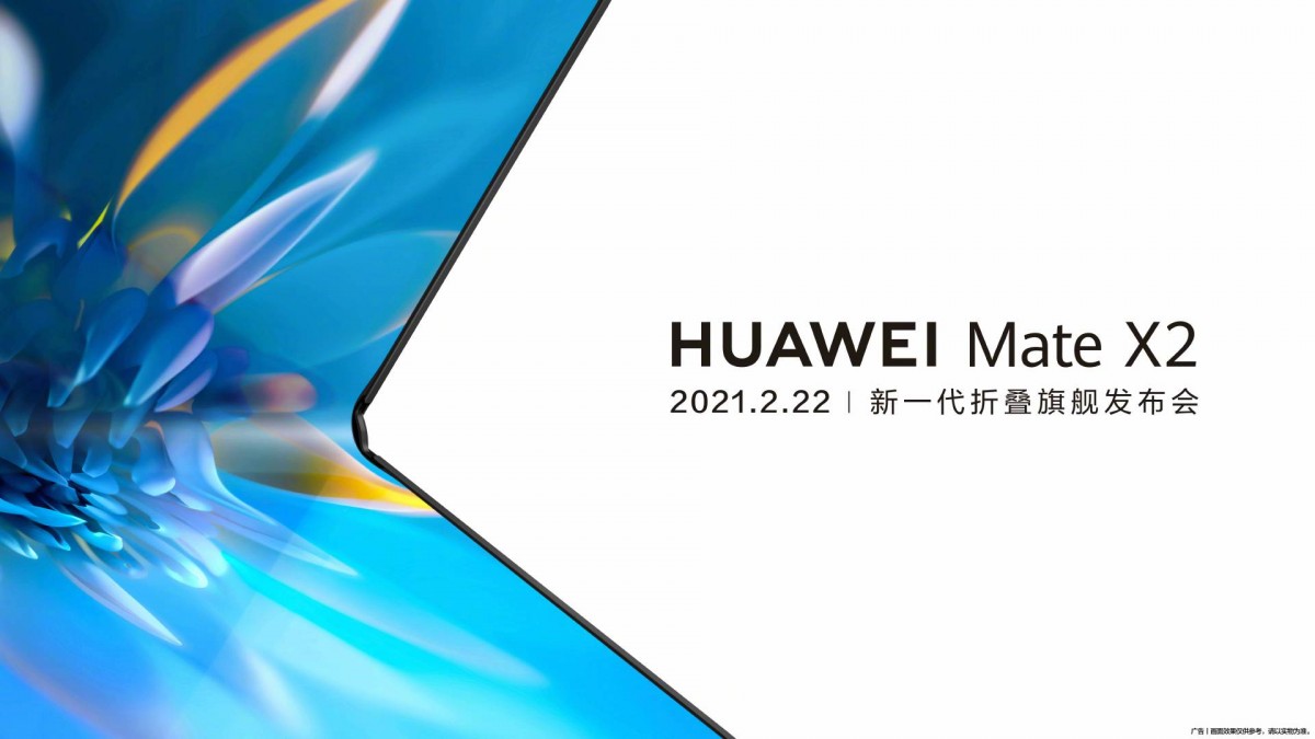 The Huawei Mate X2 will be announced on February 22 with inward-folding display and Kirin 9000