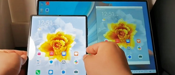 Huawei's Mate X2 shown in action with Multi-Screen Collaboration (PC mirroring) - Vimarsana News