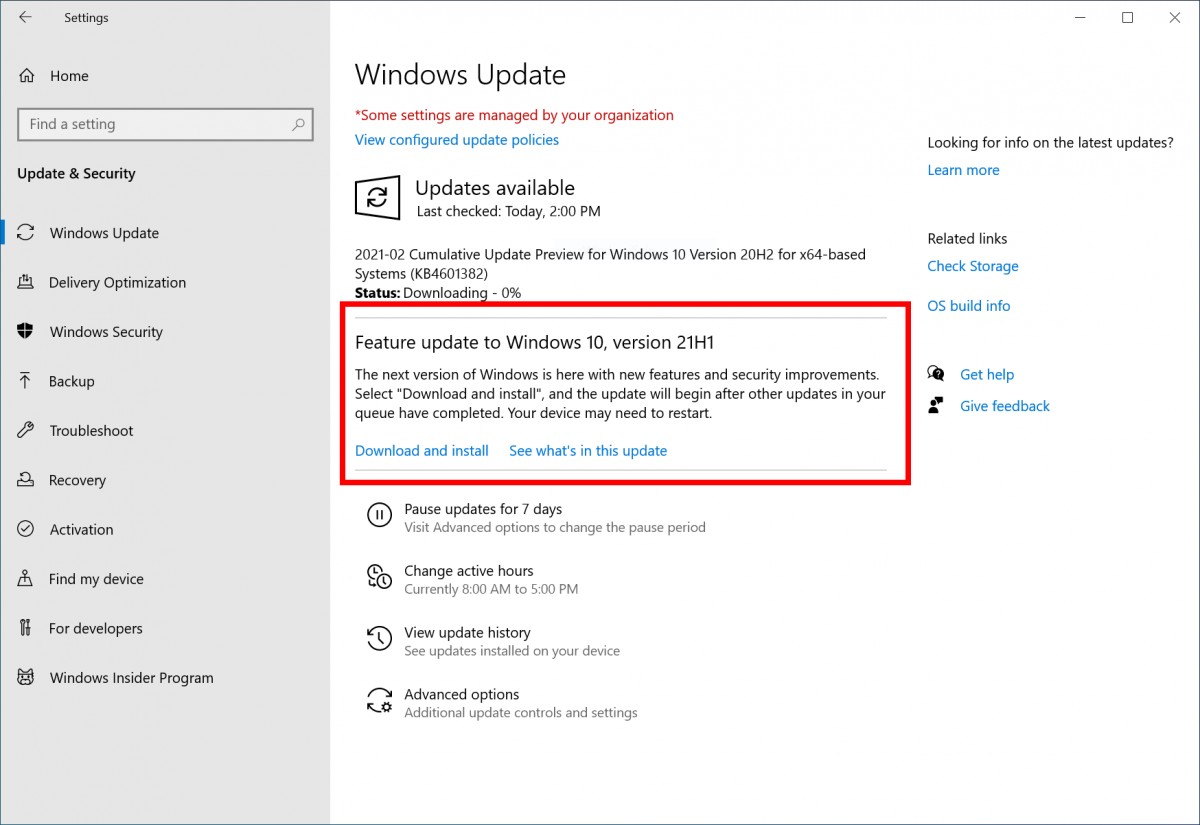 win 10 21h2 update download