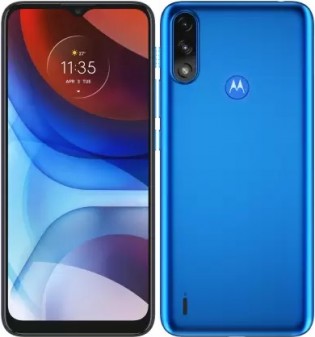 Motorola Moto E7 Power in Tahiti Blue color