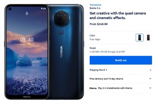 Em breve nos EUA: Nokia 5.4