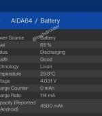 OnePlus 9 specs shown in  AIDA64 screenshots