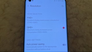 OnePlus 9 Pro display settings (source Dave2D)