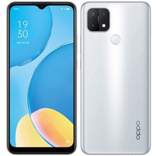 Oppo A15s in Fancy White color