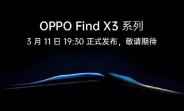 Oppo Find X3-series to be announced on March 11, leaked poster suggests