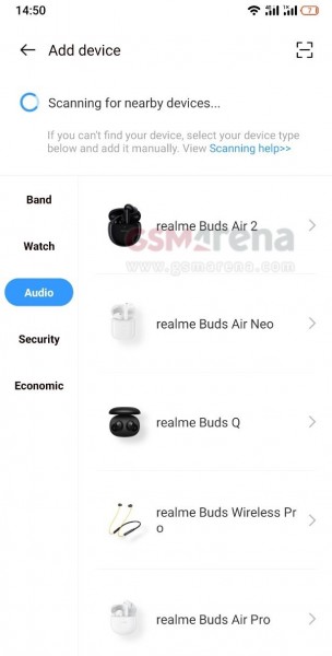 Realme Buds Air 2 TWS earphones pop up in Realme Link app launch