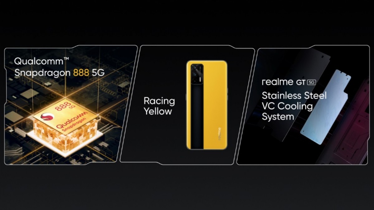 Versi kulit Realme GT 5G disajikan di MWC Shanghai, 