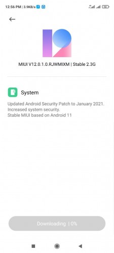 Redmi Note 9s Android 11 update