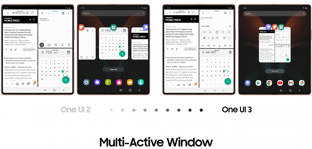 Samsung Galaxy Z Fold2 Obtient La Mise À Jour One Ui 3.1