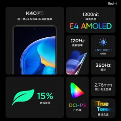 E4 AMOLED panel with DCI-P3 and HDR10+