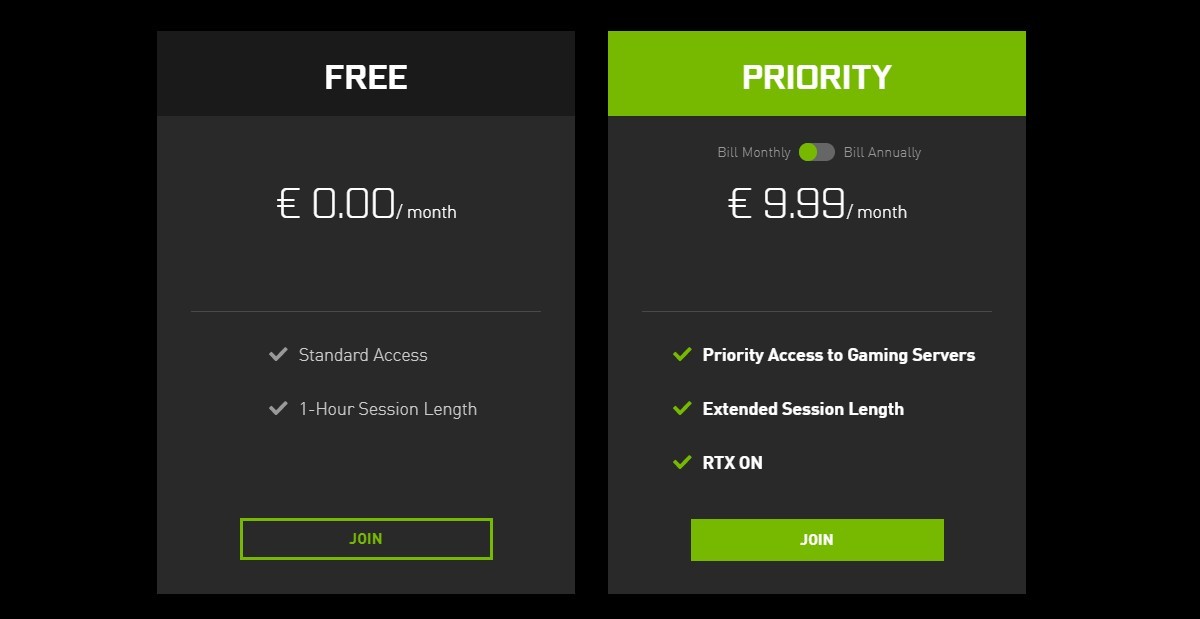 nvidia geforce now plan upgrades you