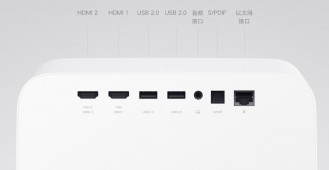 Port selection on the projector