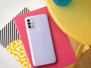 Moto G30 in Pastel Sky color