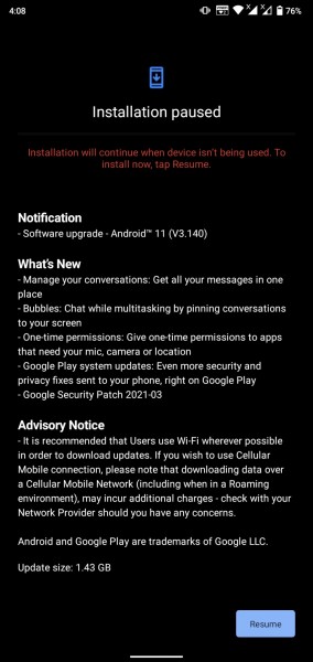 Nokia 3.2 Android 11 update