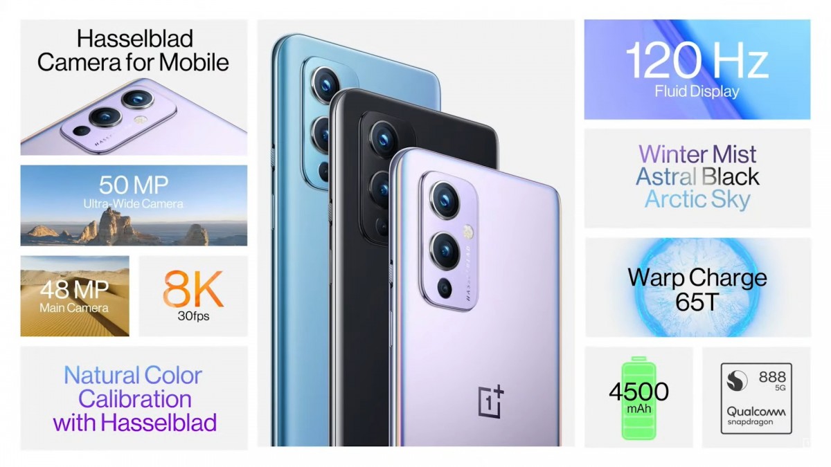 oneplus 9 series camera co developed with