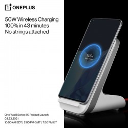 OnePlus 9 Pro: 1-100% charge in 43 minutes with the new 50W wireless charger