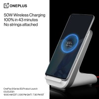 The OnePlus 9 Pro will support 50W wireless charging
