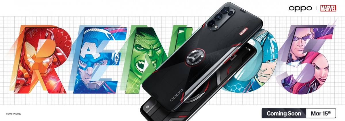 Oppo Reno5 Marvel Edition: Khám phá cuộc sống siêu anh hùng của bạn cùng với Oppo Reno5 Marvel Edition. Được trang bị với thiết kế độc đáo và các tính năng cải tiến, chiếc điện thoại này sẽ giúp bạn trở thành một người hùng trong cuộc sống hàng ngày. Xem ngay hình ảnh liên quan để tìm hiểu thêm về chiếc điện thoại này!