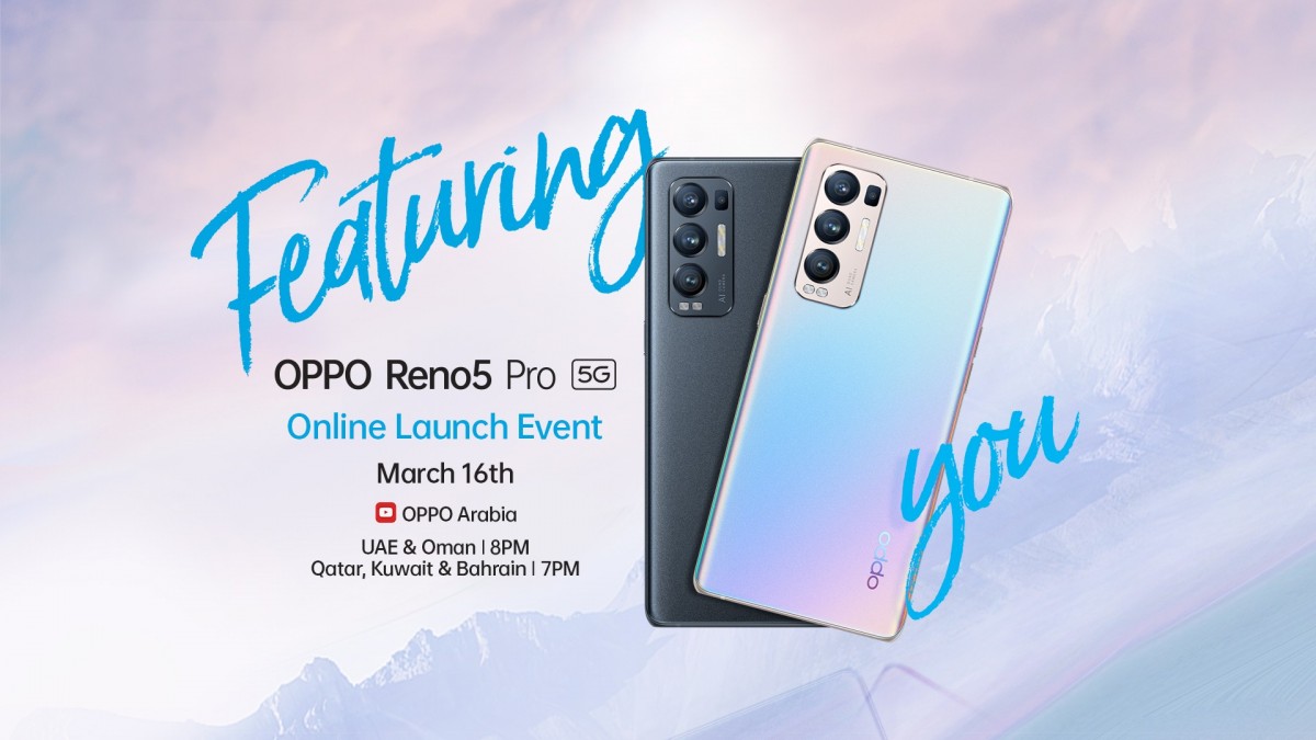 Oppo Reno5 Pro+ 5G arriving in the Middle East as Reno5 Pro 5G