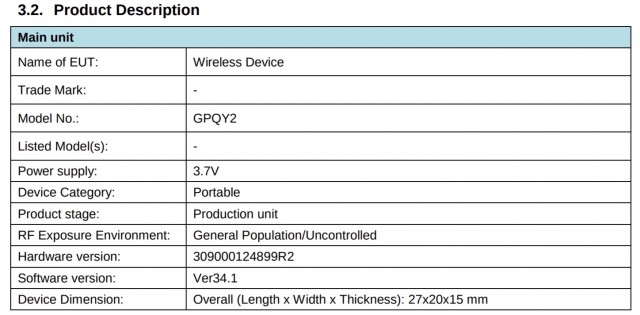 Presuntos Pixel Buds Una lista de la FCC